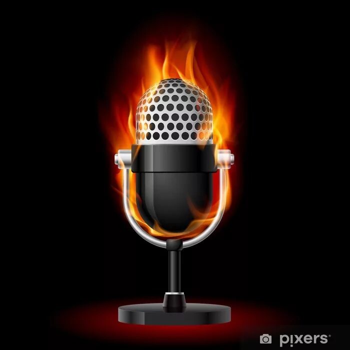 Горящий микрофон. Микрофон в огне. микрофон в огне картинки. microphone fire.