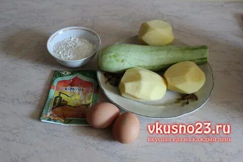 Кабачок картошка колбаса