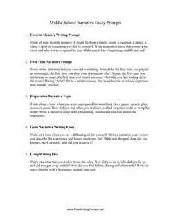 008 Essay Example Narrative Prompts 008000920 1. Fascinating Narrative Essa...