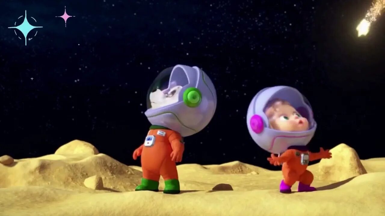 Маша и медведь Маша в космосе. Маша космонавт. Квест игра Покорители космоса. Фиксики на Луне.