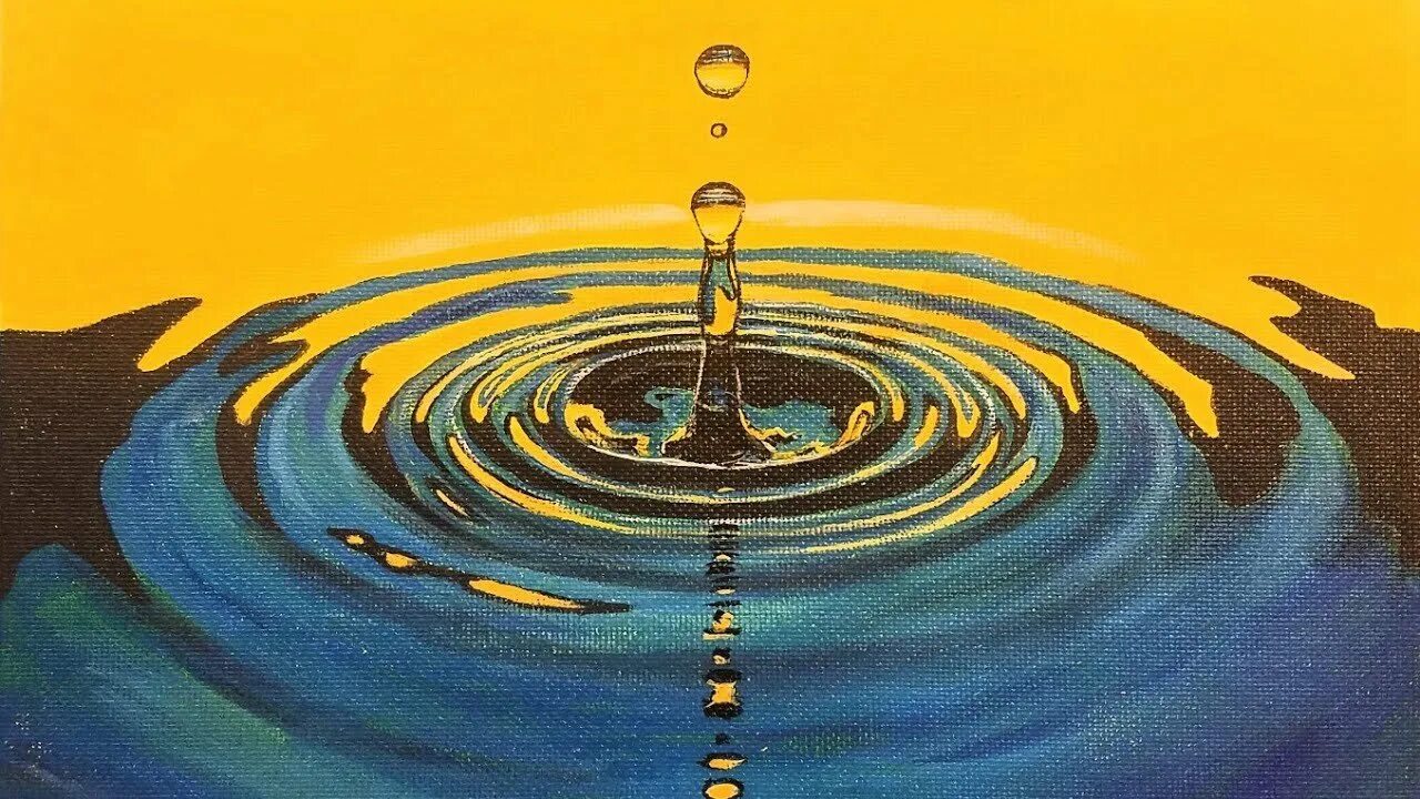Круги на воде. Круги на воде рисунок. Живопись в круге. Вода акрилом.