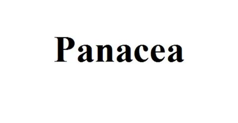 Она моя панацея