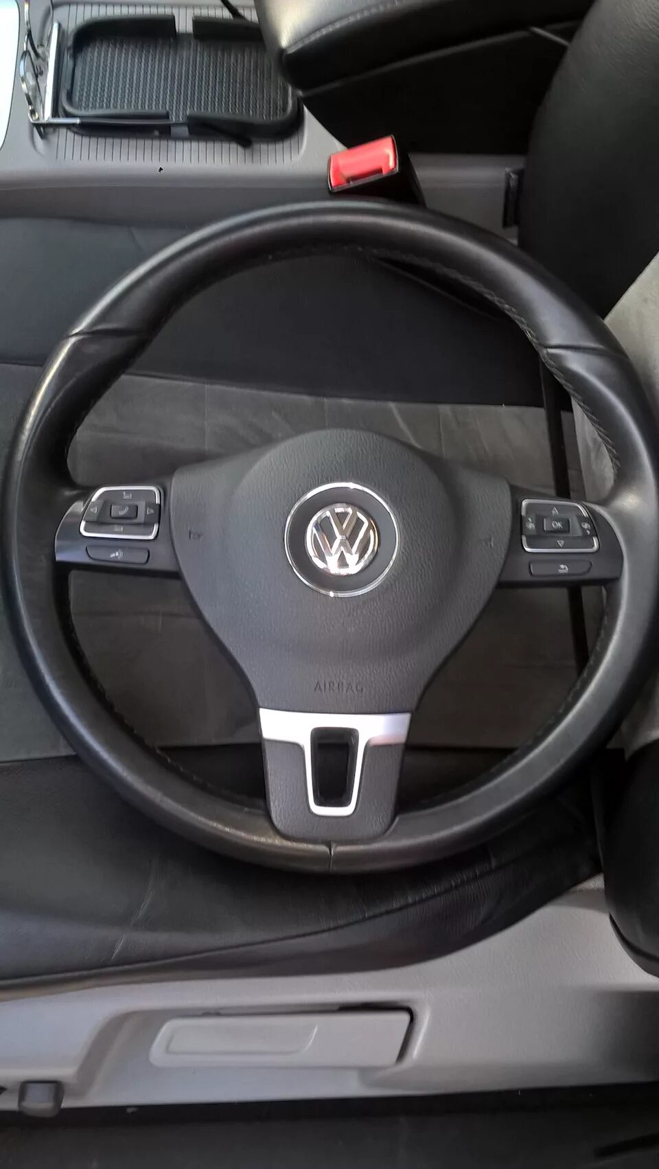 Установка мультируля R-Line на Passat B6 - Volkswagen Passat B6, 2 л, 2007 года 
