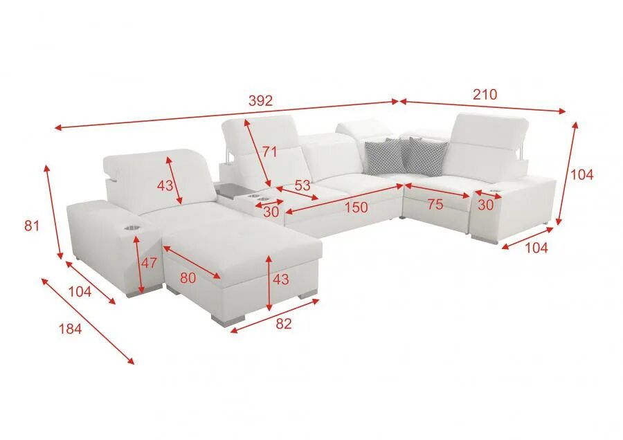 Угол слева. Угловой диван 150/180. Угол слева. Диван угловой вид сзади сверху. П-образный диван размеры.