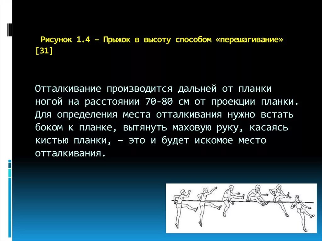 Какой способ прыжка в высоту. Рисунок прыжок в высоту способом перешагивание. Прыжок в высоту фазы выполнения. Прыжки в высоту методом перешагивания. Техника выполнения прыжка в высоту.