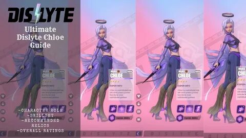 This Dislyte Chloe guide will showcase her skillset, relics, roles, and ove...