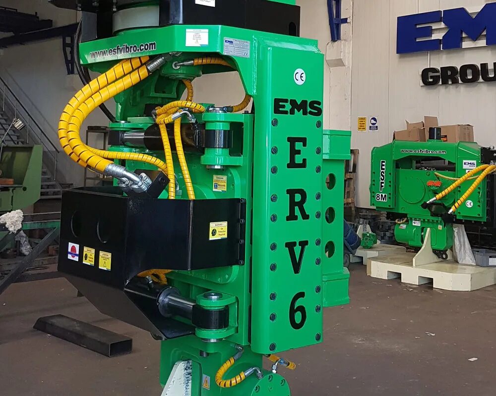 Ems групп. Вибропогружатель ems erv6. вибропогружатель с боковым захватом. ems group. вибропогружатель мюллер 200 характеристики.