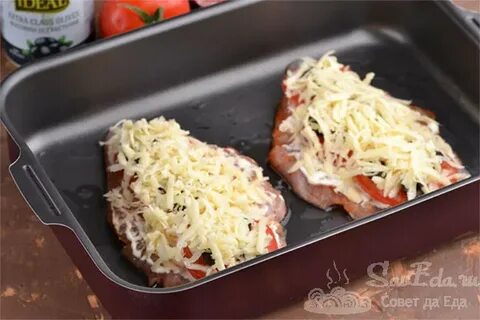 Мясо по французски в духовке с филе