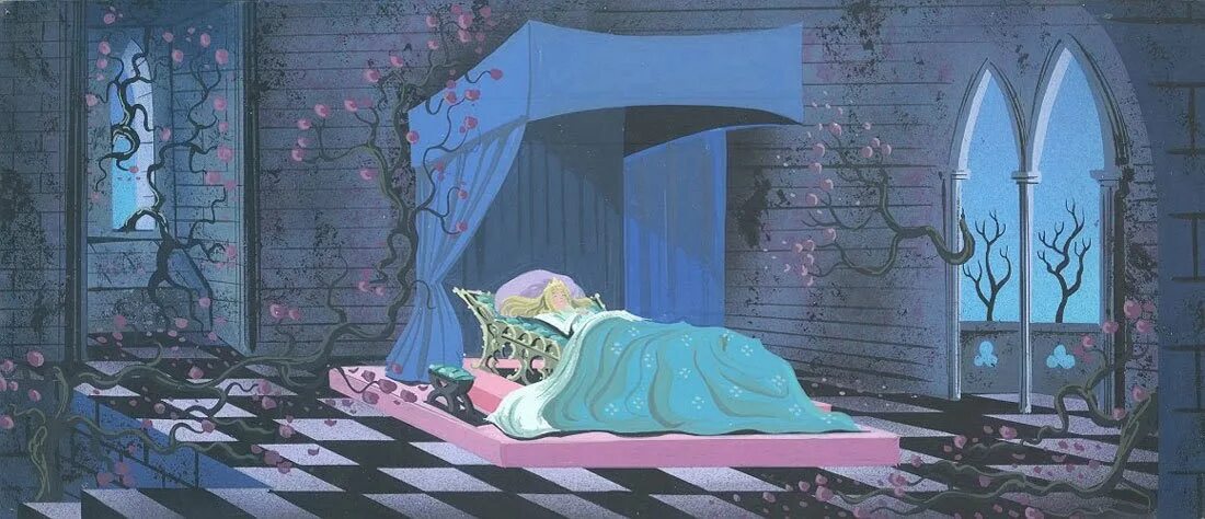 Какой предмет мешал спать принцессе всю ночь. Sleeping Beauty 1959.