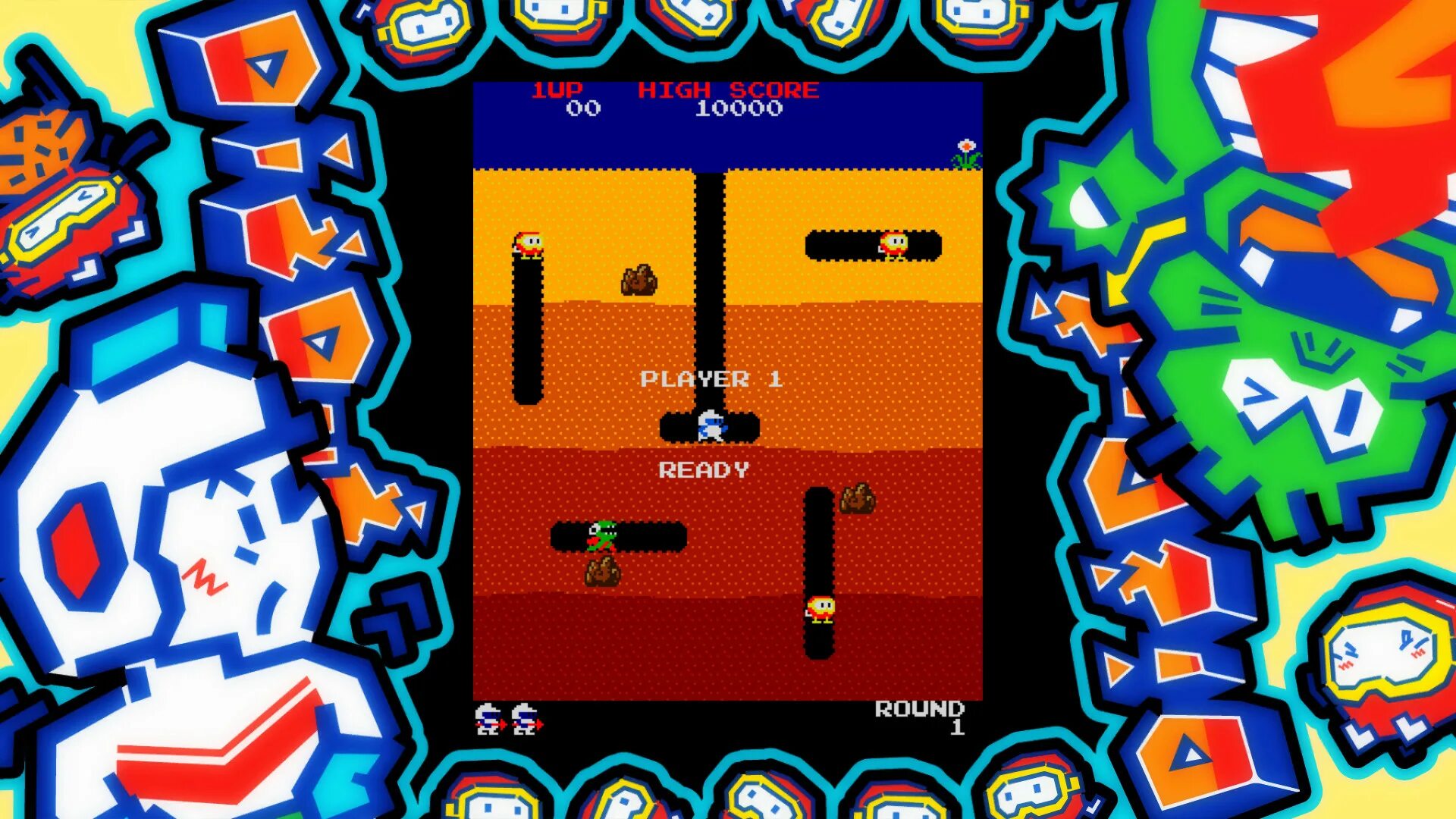 Dig dug русский. Dig dug игра. Arcade game Series: dig dug. Dig dug (1982). Arcade game Series 3-in-1 Pack.