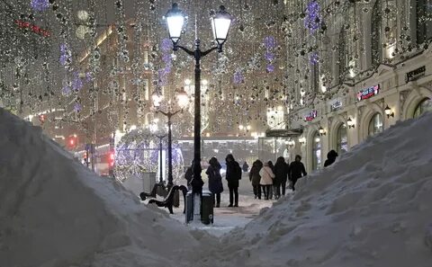Снег в 2023 году в москве