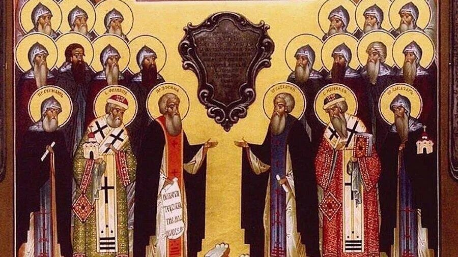 Святые дня 22 августа. Икона Соловецкие святые новомученики.