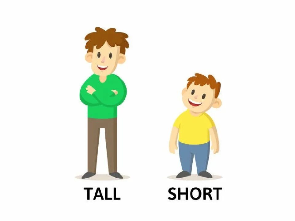 1 shorter than