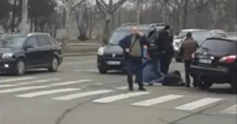 Сбита женщина на переходе
