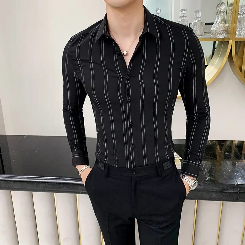 Черная рубашка в полоску мужская. Полосатая рубашка мужская. Белая рубашка в полоску мужская. Белая рубашка в черную полоску. Черная рубашка в полоску мужская.