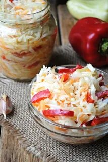 Быстрая капуста с перцем болгарским очень вкусная
