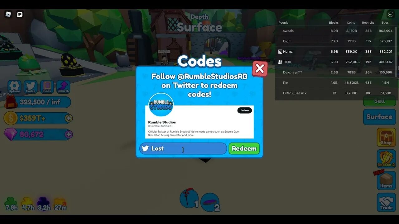 Mining codes