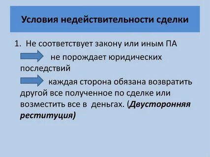 Ничтожное условие