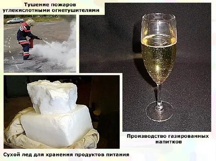 Применение углекислого газа 8 класс