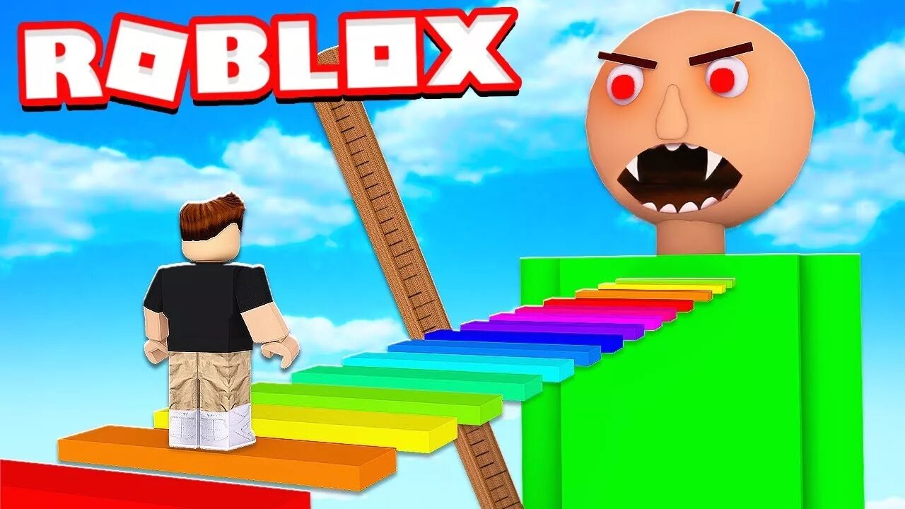 Паркур БАЛДИ. OBBY РОБЛОКС. Roblox БАЛДИ. ОББИ БАЛДИ. Baldi roblox