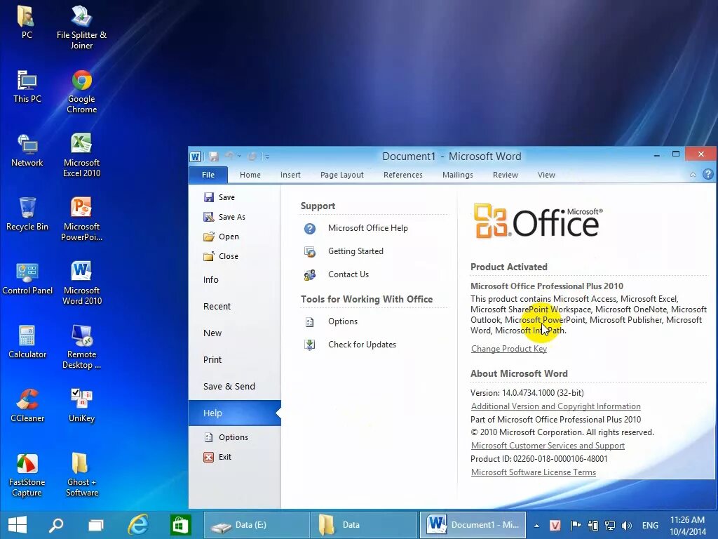 Установить пакет office. Microsoft Office 10. Microsoft Office 2010. Windows Office 2010. Офисные программы виндовс.