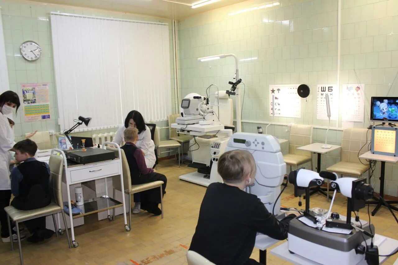Охрана зрения нижний новгород. Кабинет охраны зрения. Кабинет охраны зрения детей. Кабинет офтальмолога. Оснащение кабинета охраны зрения детей.