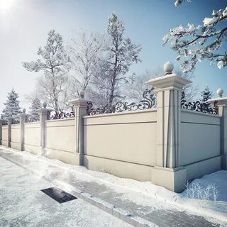 Высокая ограда
