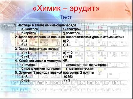 Число электронов в ядре натрия