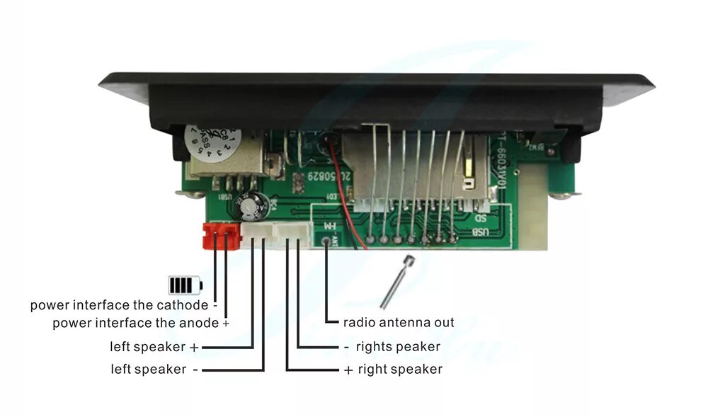 Как подключить модуль к музыкальному центру. Блютуз модуль 747d. bluetooth speakers mp3 fm usb m15bl-v3. ztv-ct02ca-v1.1 клеммы. 747d модуль схема.