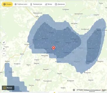 Погода нижний новгород сегодня карта осадков