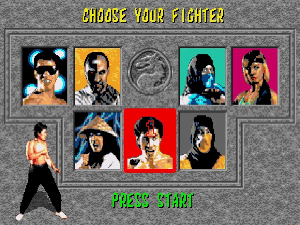 Сега 16 бит мортал комбат. Mortal Kombat (игра, 1992). Мортал комбат 1 1992 выбор персонажа. Мортал комбат сега выбор героя. Mortal Kombat 1992 обложка.