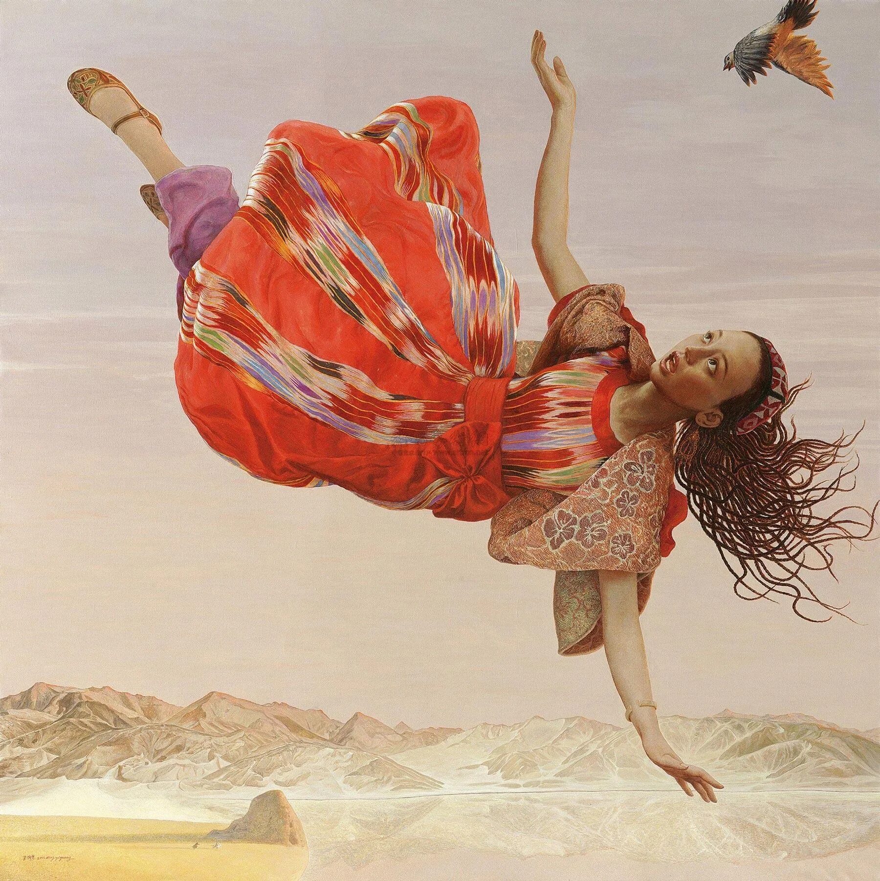 Танец игуан. Ван игуан летающий Тибет. Картины художника Wang yi Guang. Ван игуан летающий Тибет картины. Китайский художник Ван игуан.