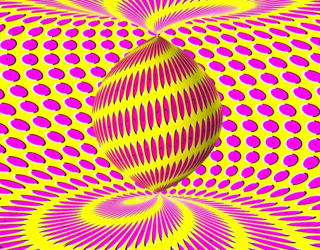 «Оптические иллюзии» (Автор Джейкобс ПЭТ). Вращающийся змей Акиоши Китаока. Иллюзия движения. Оптическая иллюзия движения. Двигаться б