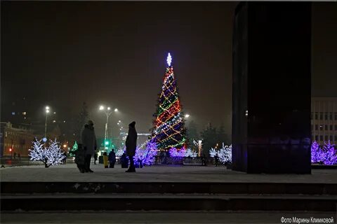 Елки в ленинском районе