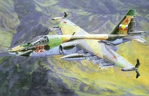 Модель самолет су 25