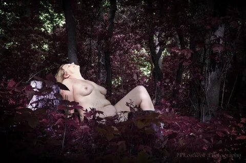 10. Laurena Garcia in the forest Nude. 