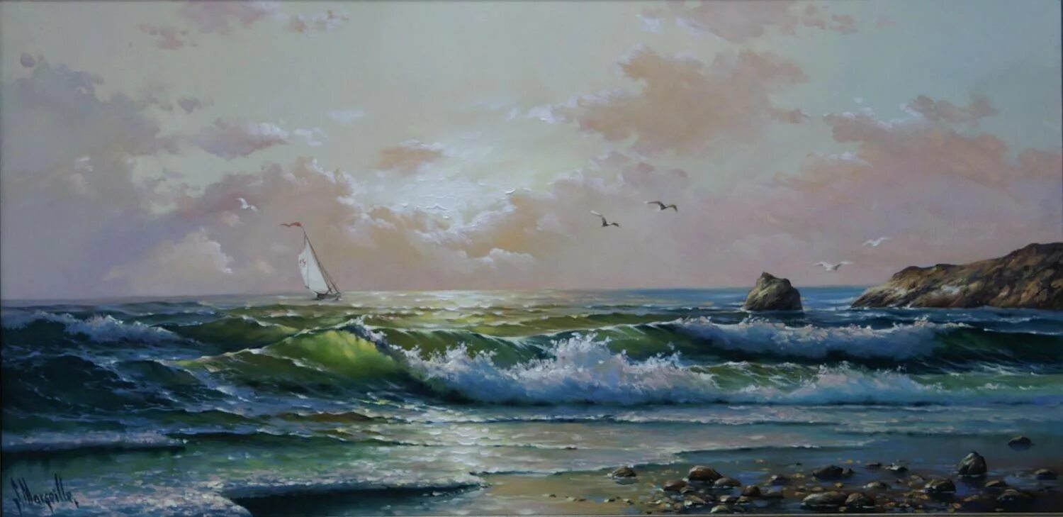 Элегия море читать. Море 1822 жуковский.