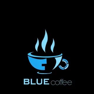 Blue coffee