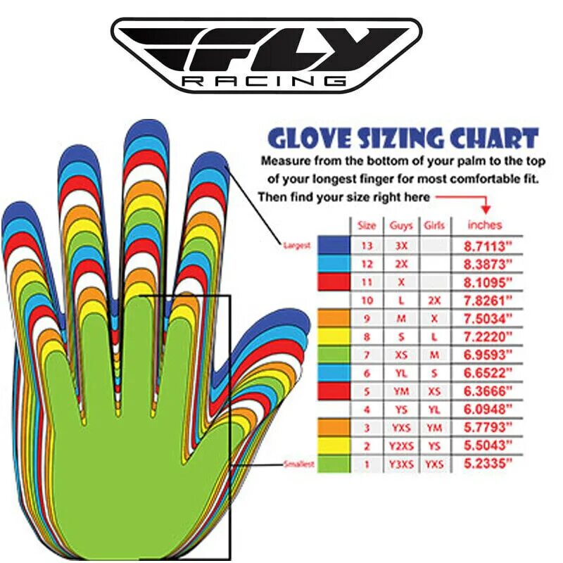Fly размер. Fly Racing Размерная сетка перчаток. Fly Racing f-16 Размерная сетка. Таблица размеров перчаток Fly Racing. Перчатки Fly Racing f-16 таблица размеров.