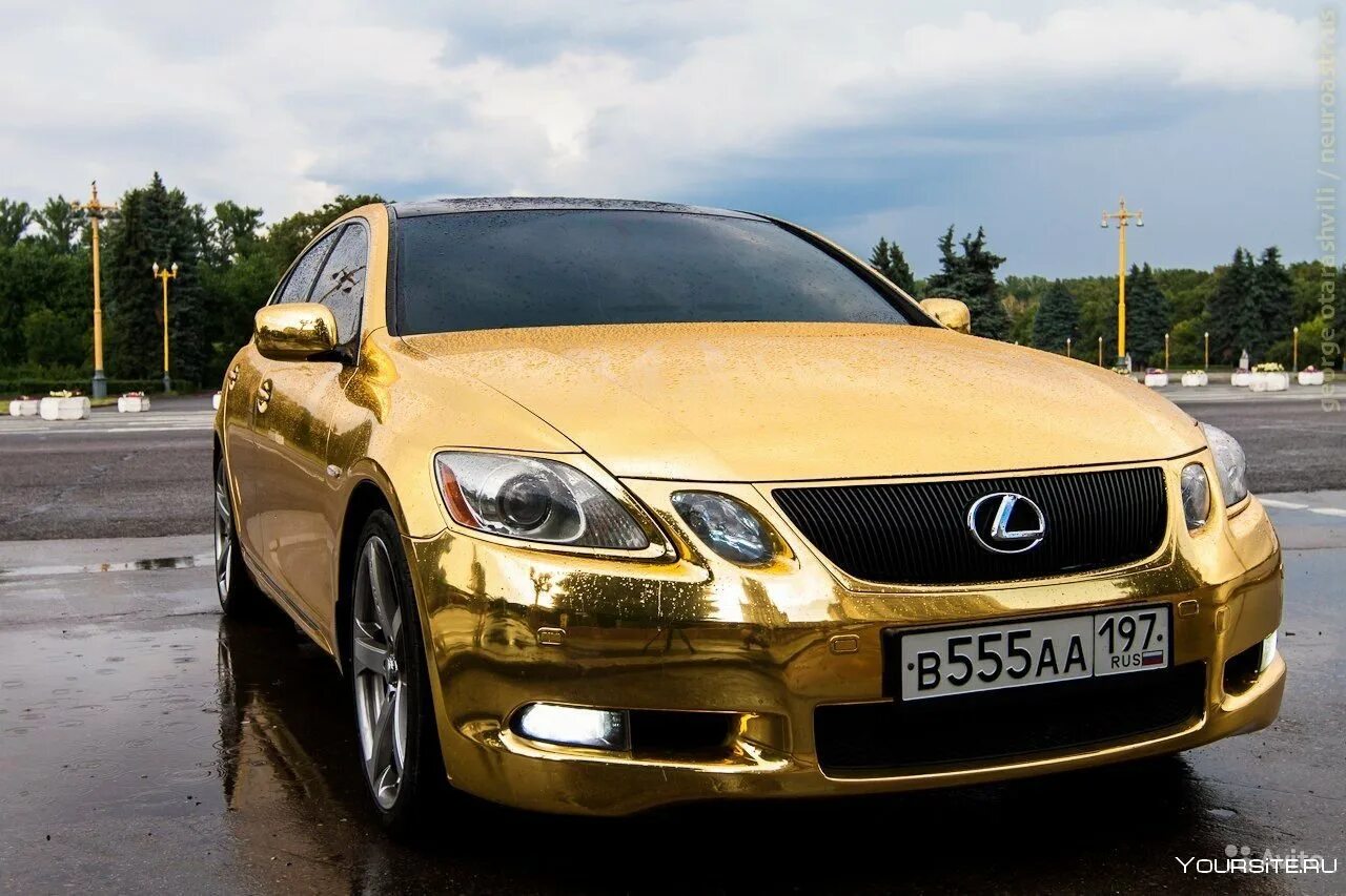 Gold car