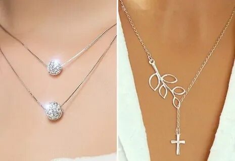 Золотая и серебряная цепочки вместе