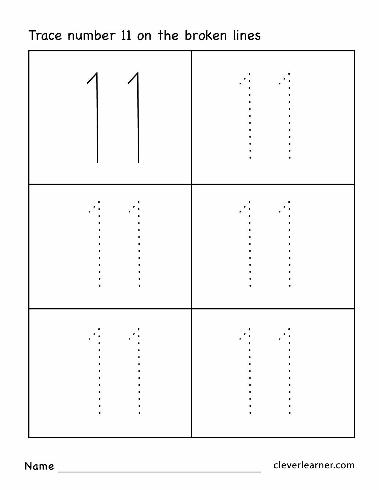 Number 11 worksheet. Trace number 11. number 11 tracing worksheets. 11 worksheets.