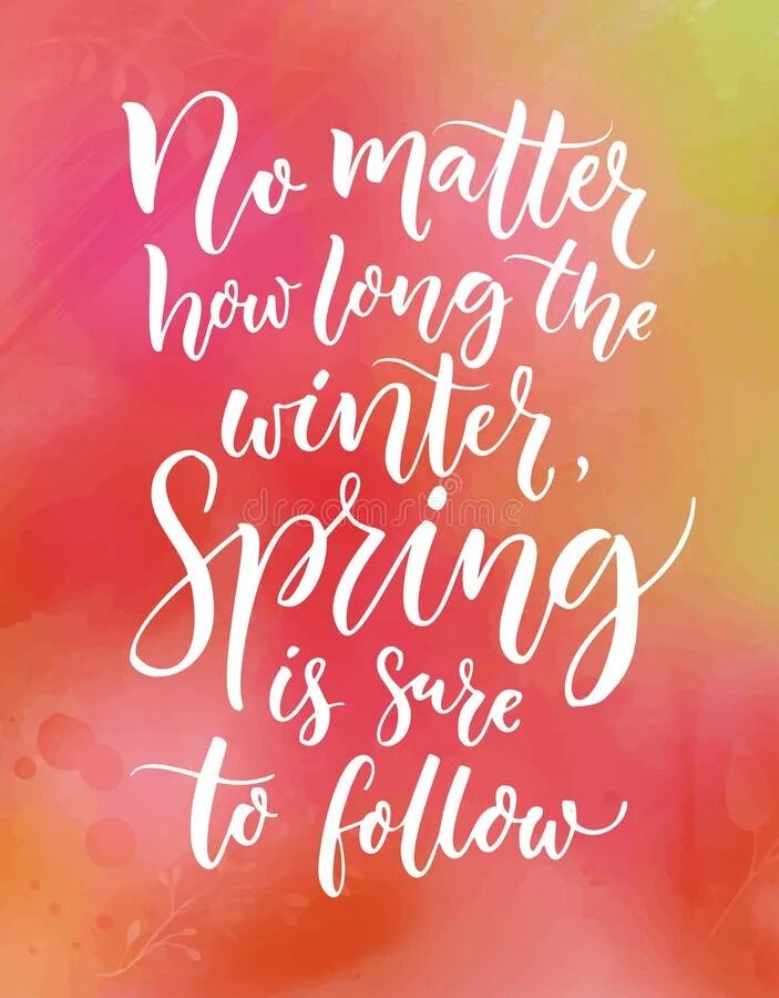 Spring is close. Spring is close