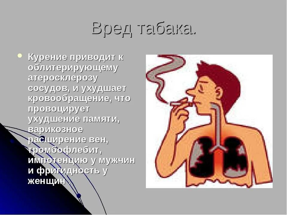 Вред и польза курения. Информация о вреде курения.
