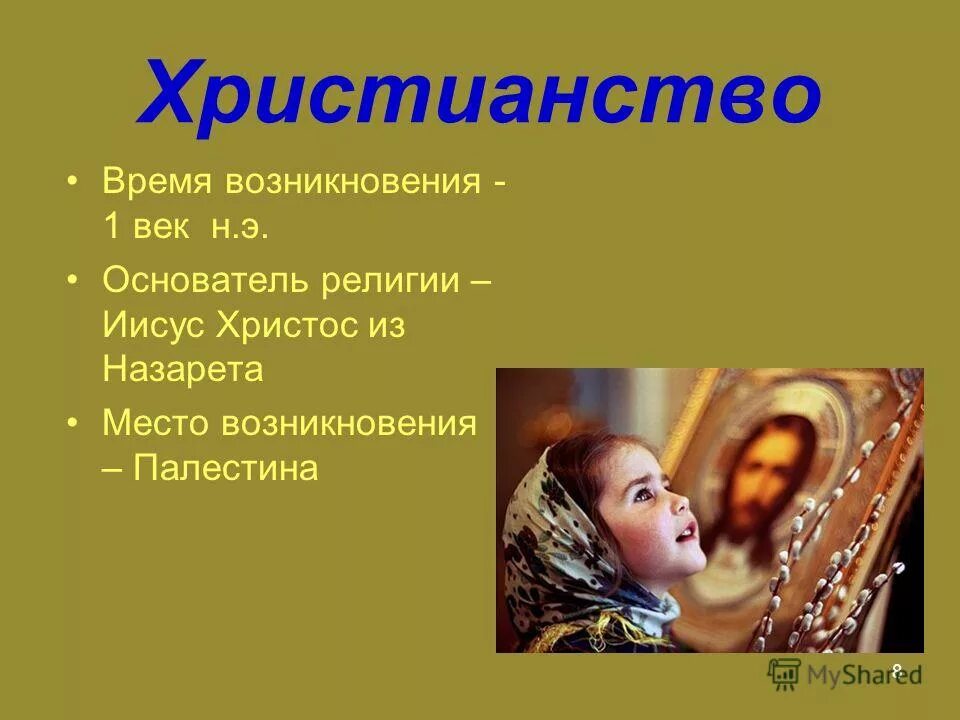 христианство время место