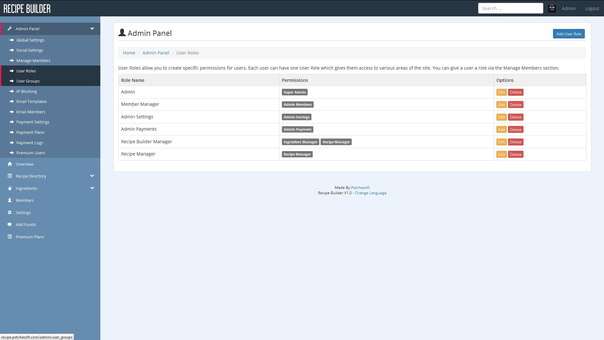 Admin Panel users. User Management admin Panel. Admin Panel role permissions. Admin Panel UI. Https user admin