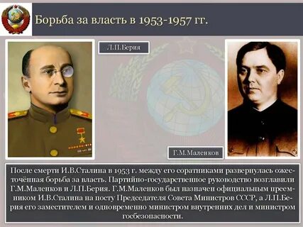 Борьба за власть 1953