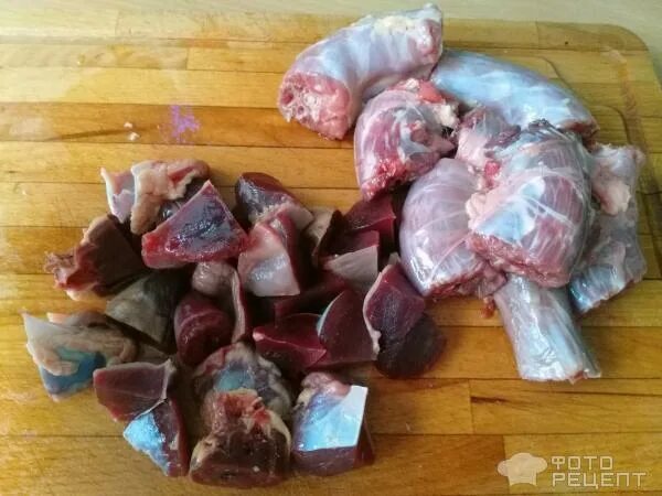 Утиные потрошки. Жареные утиные потроха.
