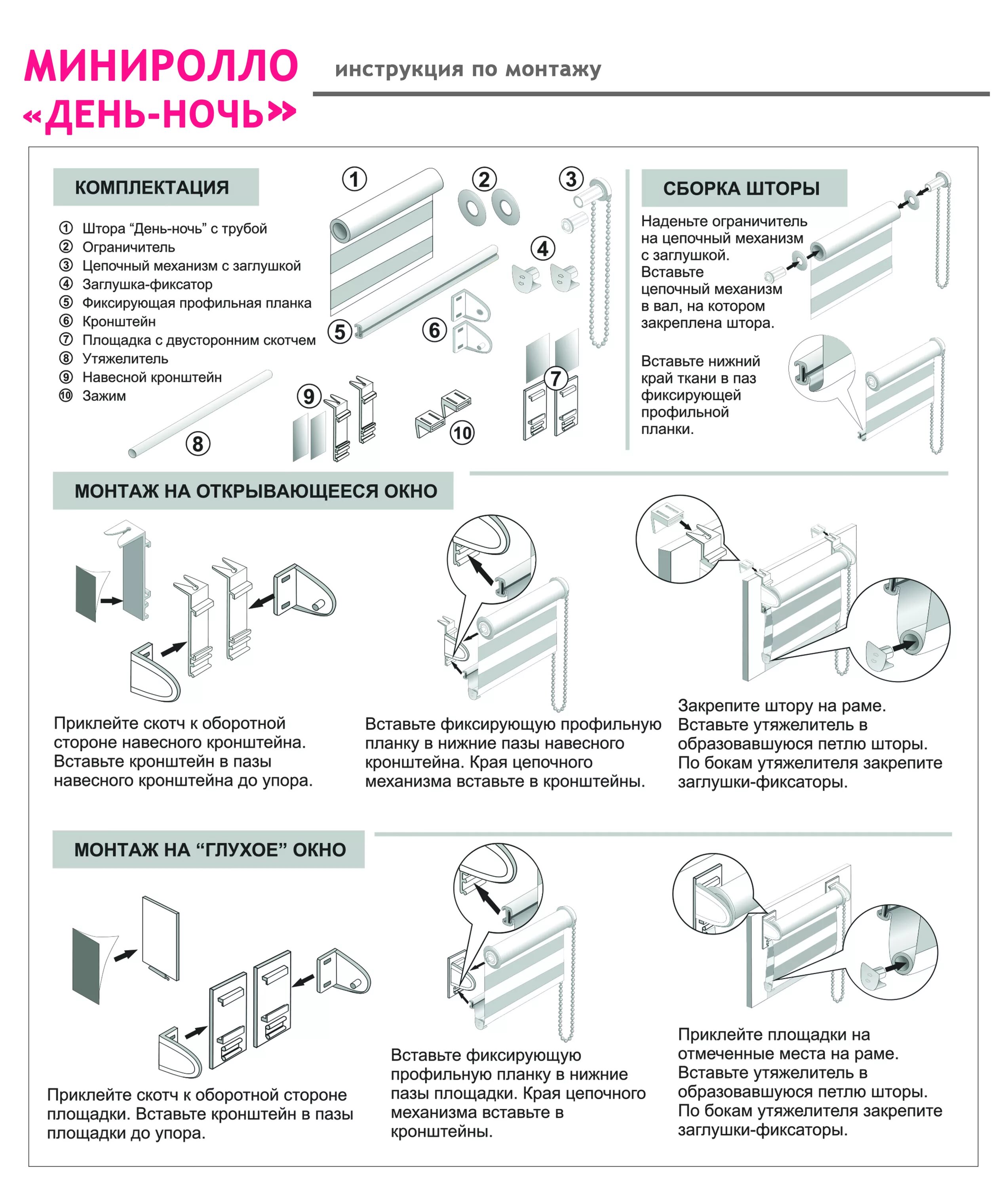 Комплектация сборки