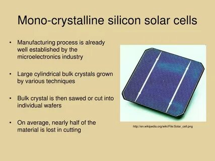 Silicon solar cell
